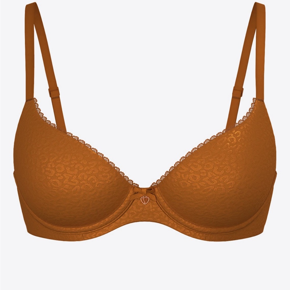 VICTORIA'S SECRET FlexFactor Lightly Lined Plunge Demi Bra Size 34D